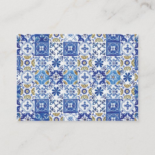 レモンシトラスフローラ結婚グリーンの願い井戸 エンクロージャーカード (裏面)