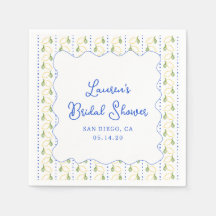 レモンシトラスブルー&イエローアマルフィブライダルシャワー