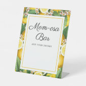 レモンシトラスベビーシャワーマムオーサバー 台座サイン (正面)