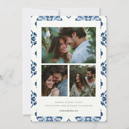 レモンシトラスポジタイタリアンノ結婚ーズ セーブザデート (裏面)