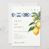 レモンシトラスポジタイタリアンノ結婚ーズ 招待状 (正面)