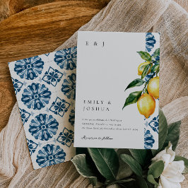 レモンシトラスポジタイタリアンノ結婚ーズ 招待状