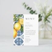 レモンシトラスポジターノイタリアンブライダルシャワーメニュー (スタンド正面)