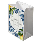 レモンシトラスポジターノイタリアンブライダルシャワー ミディアムペーパーバッグ (正面アングル)