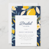レモンシトラスポジターノブライダルシャワー 招待状 (正面)