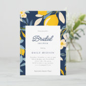 レモンシトラスポジターノブライダルシャワー 招待状 (スタンド正面)