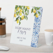 レモンシトラスポジターノブルータイルズキス 台座サイン (インサイチュ)