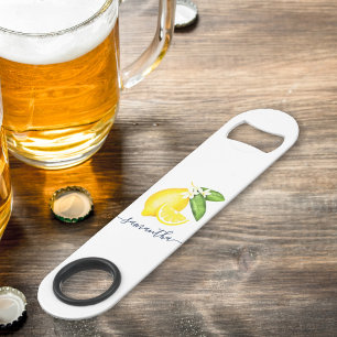 レモンシトラスモノグラムホワイト スピード栓抜き