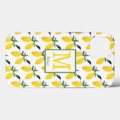 レモンシトラスモノグラム名 Case-Mate iPhoneケース (裏面 (横))