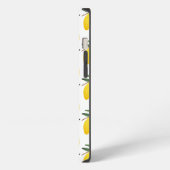 レモンシトラスモノグラム名 iPhoneケース (左側面)