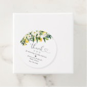 レモンシトラス地中海のベビーシャワーの好意 フェイバータグ (インサイチュ)