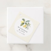 レモンシトラス庭園の結婚式 エレガント フェイバータグ (インサイチュ)