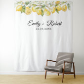 レモンシトラス結婚のセレモニー背景 タペストリー (インサイチュ)