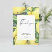 レモンシトラス結婚ズサンキューカード サンキューカード (スタンド正面)