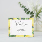 レモンシトラス結婚ズサンキューカード ポストカード (スタンド正面)