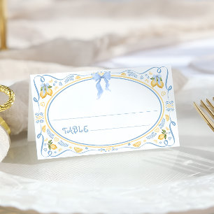 レモンシトラス結婚フローラ プレイスカード