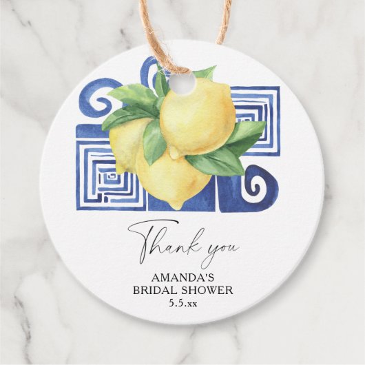 レモンシトラス結婚-'s Thank You フェイバータグ (正面)