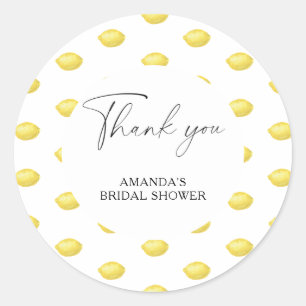 レモンシトラス結婚-'s Thank You ラウンドシール