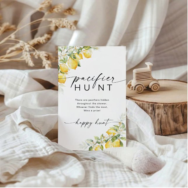 レモンシトラス赤ちゃんシャワーおしゃぶり狩りゲーム (クリエイターアップロード済み)