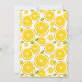 レモンシトラス60誕生日 招待状 (裏面)