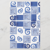 レモンシトラス – ブライダルシャワーアドバイスとウィッシュ 便箋 (裏面)