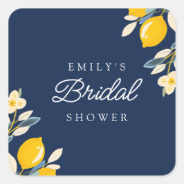 レモンシトラス ブライダルシャワー スクエアシール