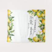 レモンシトラス ブライダルシャワー タペストリー (正面(横))