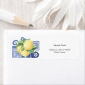 レモンシトラス – ブライダルシャワー ラベル (インサイチュ)