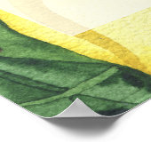 レモンシトラス – ベビーシャワー歓迎サイン ポスター (角)