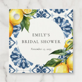 レモンシトラス ポジターノ イタリアン ブライダル シャワー フェイバータグ