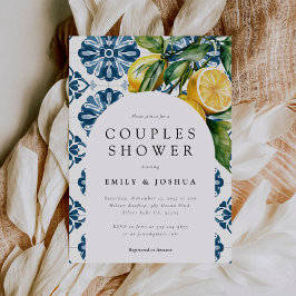 レモンシトラス ポジターノ イタリア カップルシャワー 招待状