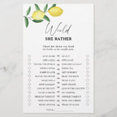 レモンシトラス – 彼女はむしろブライダルシャワーゲーム (正面)