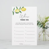 レモンシトラス – 私たちはブライダルシャワーゲーム (スタンド正面)