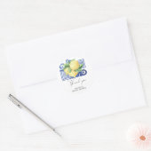 レモンシトラス - 結婚式のお礼 ラウンドシール (封筒)