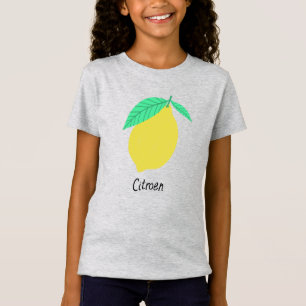 レモンシトロエンのオランダのフルーツのようなおもしろいの食糧芸術 Tシャツ