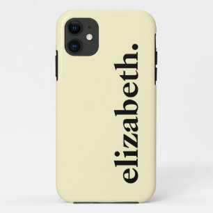 レモンシフォン無地のカラーエレガント名 iPhone 11 ケース