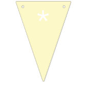 レモンシフォン無地のカラーカスタマイズIt バンティングフラッグ (第1の旗)