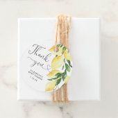 レモンシャワエレガントーサンキューメッセージカード フェイバータグ (インサイチュ)
