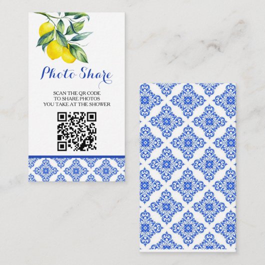 レモンシャワーフォト共有 エンクロージャーカード (正面/裏面)