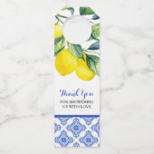 レモンシャワー ボトルネックタグ (正面)