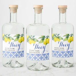 レモンシャワー リキュールボトルラベル