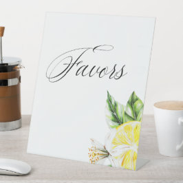 レモンシャワ地中海のーの好意 台座サイン