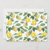 レモンシーズン結婚お祝い | 招待状 (裏面)