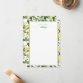 レモンシーズン |デスク対応 ノートカード (正面/裏面インサイチュ)
