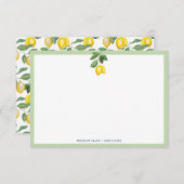 レモンシーズン | Lemon Tree ノートカード (正面/裏面)