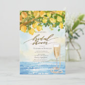 レモンシー プロセッコ＆パール ブライダルシャワー 招待状 (スタンド正面)