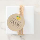 レモンジャムカスタム製品ラベルつるラベル フェイバータグ (インサイチュ)