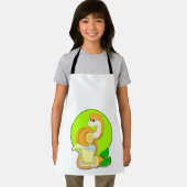 レモンジュースのグラスを持つヘビ エプロン (インサイチュ)