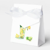レモンジュースクールドリンクレモンのパーティーの特典ボックス フェイバーボックス (正面サイド)