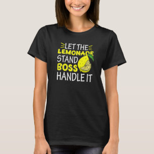 レモンジュースボスレットザレモネードスタンドボスハンドル Tシャツ
